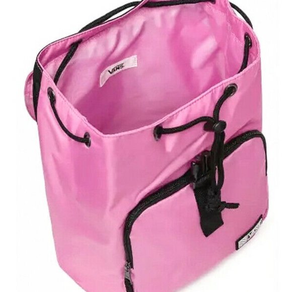 Vans Off The Wall Pink Geo Mini Backpack - Picture 5 of 8